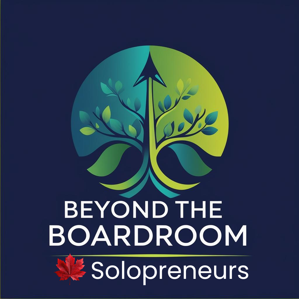 Logo for Beyond the Boardroom, a private resource hub and accountability community for Canadian solopreneurs.