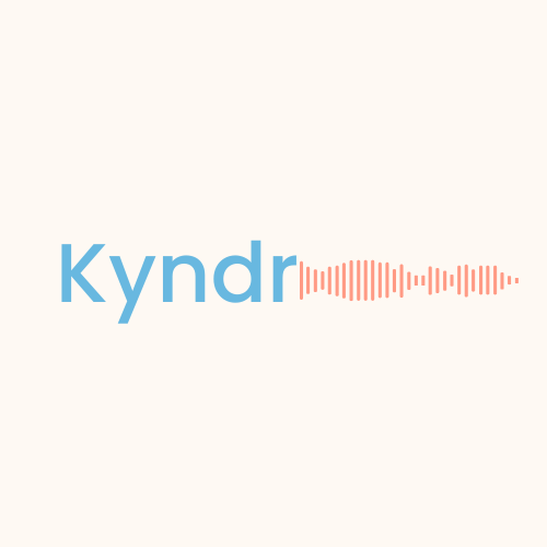 Logo for Kyndr, a mobile app by Vagar Industries designed to send positive affirmations and mental wellness reminders.